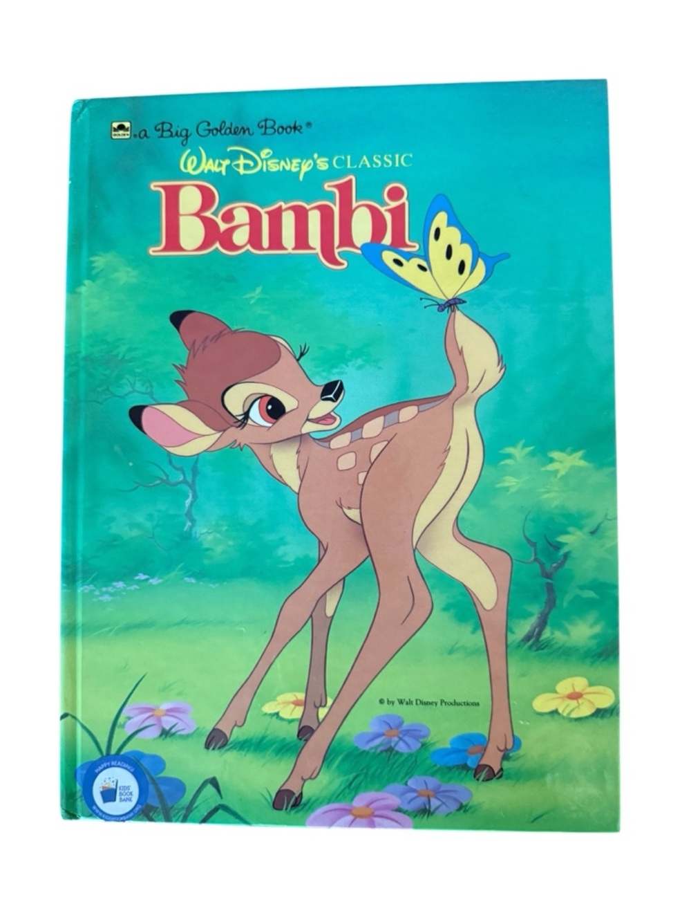 Walt Disney Classic BAMBI A Big Golden Book Vintage 1984 Children’s Collectible